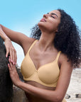 SOIE Woman - Ultra-Lightly Padded Soft Underwired Full Coverage Breathable Spacer Cup Bra - Bra -for Women