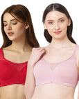 SOIE Woman - Full Coverage Padded Non Wired Lace Detail Cami Bra - -for Women