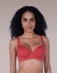 SOIE Woman - Padded Full Coverage Seamless T-shirt Bra with Invisible Flexi Underwire - Bonded Bra -for Women