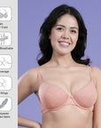 SOIE Woman - Padded Wired Full Coverage Ultra Light Spacer Cups Bra - Bra -for Women