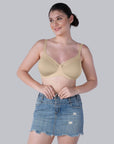 SOIE Woman - Ultra-Lightly Padded Non Wired Full Coverage Bra with Spacer Cups - Bra -for Women