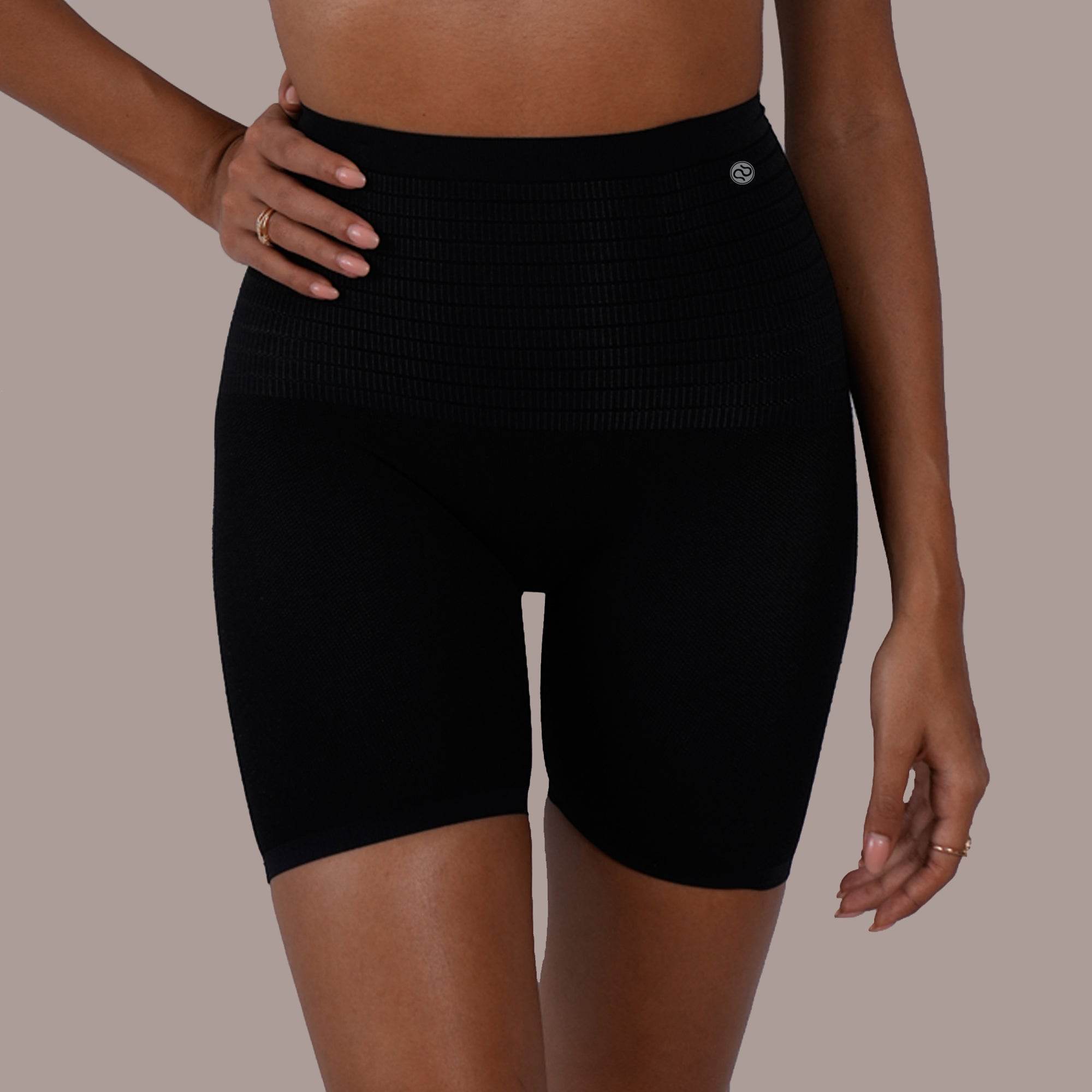 Seamless High Waist Ultra Thin Compression Shaper Shorts with