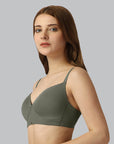 SOIE Woman - Full Coverage Padded Non Wired T-shirt Bra - Bra -for Women