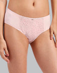 SOIE Woman - High Waist Full Coverage Lace Panty - Panty -for Women