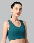 SOIE Woman - Medium Impact Quick Dry Racerback Athleisure Sports Bra - Bra -for Women