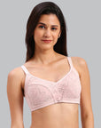 SOIE Woman - Full Coverage Non Padded Non Wired Lacy Bra - -for Women