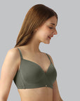 SOIE Woman - Full Coverage Padded Non Wired T-shirt Bra - Bra -for Women