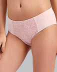 SOIE Woman - High Waist Full Coverage Lace Panty - Panty -for Women