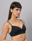 SOIE Woman - Full Coverage Padded Non Wired T-shirt Bra - Bra -for Women
