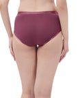 SOIE Woman - High Rise Full Coverage Panty with Mesh Detailing - -for Women