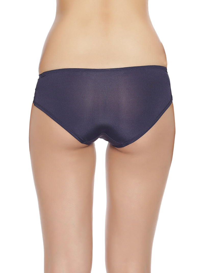 Draped Effect Brief with Laced Panel-FP-1522