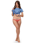 SOIE Woman - Mid Rise Medium Coverage Solid and Printed Cotton Stretch Brief Panty (Pack of 3) - Panty -for Women
