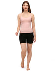 Cotton Spandex Camisole with Lace Detailing
