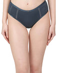 SOIE Woman - High Waist Full Coverage Mesh Panelled Brief - Panty -for Women