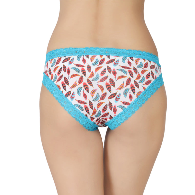 Nylon Fancy Printed & Solid Brief-PACK OF 6