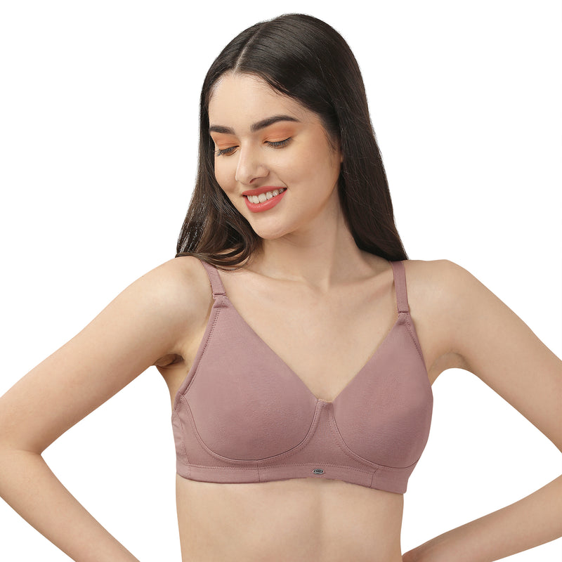 Non Padded Non Wired Full Coverage T-shirt Bra-CB-337