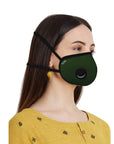 SOIE Woman - Two Way Respirator - 8 Layer Reusable SN 99 Protection Head Loops Freedom Mask - Pack of 3 - -for Women