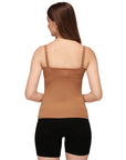 SOIE Woman - Cotton Spandex Camisole with Lace Detailing - Camisole -for Women