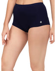SOIE Woman - High Rise Full Coverage Cotton Spandex Boyshorts (Pack of 2) - Panty -for Women