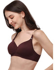 SOIE Woman - Full Coverage Padded Non Wired Nursing Bra - Bra -for Women