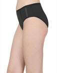SOIE Woman - High Waist Full Coverage Mesh Panelled Brief - Panty -for Women
