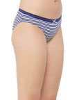 SOIE Woman - Mid Rise Medium Coverage Solid and Printed Cotton Stretch Brief Panty (Pack of 3) - Panty -for Women