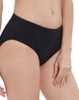 High Rise Full Coverage Solid Colour Cotton Stretch Hipster Panty (Pack of 3)