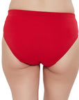 High Rise Full Coverage Solid Colour Cotton Stretch Hipster Panty (Pack of 3)