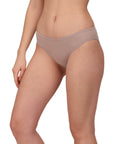 SOIE Woman - Mid Rise No VPL Medium Coverage Ultra Soft Brief - Panty -for Women