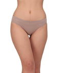 SOIE Woman - Mid Rise No VPL Medium Coverage Ultra Soft Brief - Panty -for Women