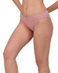 SOIE Woman - Mid Rise No VPL Medium Coverage Ultra Soft Brief - Panty -for Women