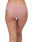 SOIE Woman - Mid Rise No VPL Medium Coverage Ultra Soft Brief - Panty -for Women
