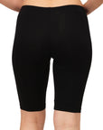 SOIE Woman - Solid Polyamide Spandex Knee Length Cycling Shorts - Cycling Shorts -for Women
