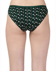 SOIE Woman - Mid Rise Medium Coverage Solid and Printed Cotton Stretch Brief Panty (Pack of 3) - Panty -for Women