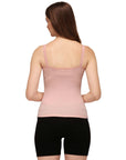 Cotton Spandex Camisole with Lace Detailing