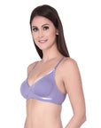 SOIE Woman - Medium Coverage Non Padded Non wired Cross Over Seamless Bra - Bra -for Women