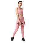 SOIE Woman - Quick-Dry Sports Bra & High Waist Legging Set - Athleisure Set -for Women