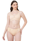 SOIE Woman - Full Coverage Minimiser Bra with High Waist Brief Set - Lingerie set -for Women