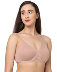 SOIE Woman - Full coverage cross over non padded non wired bra (Pack of 2) - Bra -for Women