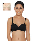 SOIE Woman - Medium Coverage Padded Non Wired T-shirt Bra (Pack of 2) - Bra -for Women