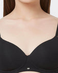 SOIE Woman - Semi/Medium Coverage Padded Non Wired T-shirt Bra(PACK OF 2) - -for Women
