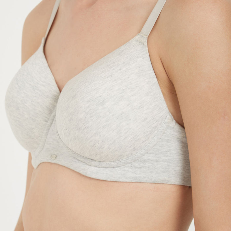 Full Coverage Padded Non-Wired T-shirt Bra (PACK OF 2)-COMBO CB-124