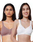 SOIE Woman - Full coverage Non padded Non wired Bra (PACK OF 2) - Bra -for Women