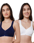 SOIE Woman - Full coverage Non padded Non wired Bra (PACK OF 2) - Bra -for Women