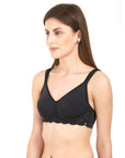 SOIE Woman - Full Coverage Non Padded Wired Lace Bra (Pack Of 2) - Bra -for Women