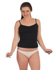 SOIE Woman - Cotton Spandex Detachable Straps Camisole (PACK OF 3) - Camisole -for Women