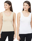 SOIE Woman - Solid U Back Camisole (PACK of 2) - Camisole -for Women