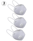 SOIE Woman - Two way respirator -8 Layer reusable SN 99 Protection Ear Loops Mask - Pack of 3 - -for Women