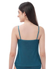 SOIE Woman - Super Soft Micro Modal Spandex Lace Neckline Camisole - Camisole -for Women