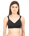 SOIE Woman - Full Coverage Non Padded Wired Lace Bra - Bra -for Women